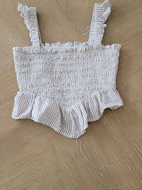 American Eagle Smocked Tank Top